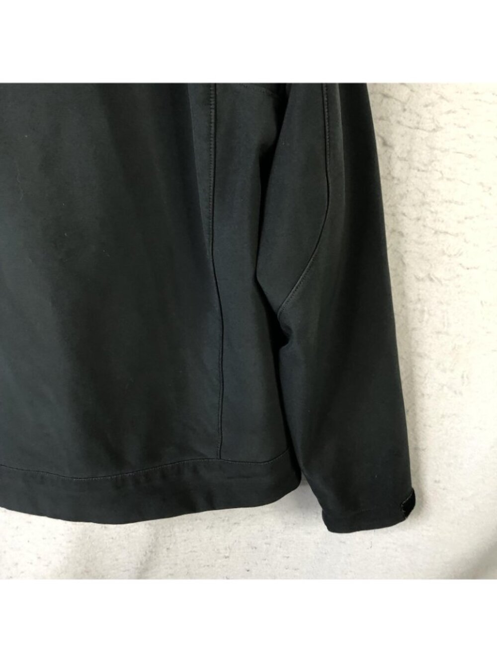The North Face Softshell Jacket Mens Small Black Apex Full Zip Windbreaker - Picture 15 of 15